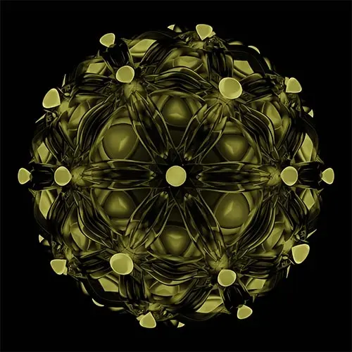 20 Geometric &amp; Parametric Shapes - Pack 1(With Glowing Materials)