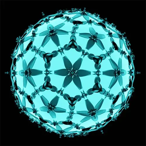 20 Geometric &amp; Parametric Shapes - Pack 1(With Glowing Materials)