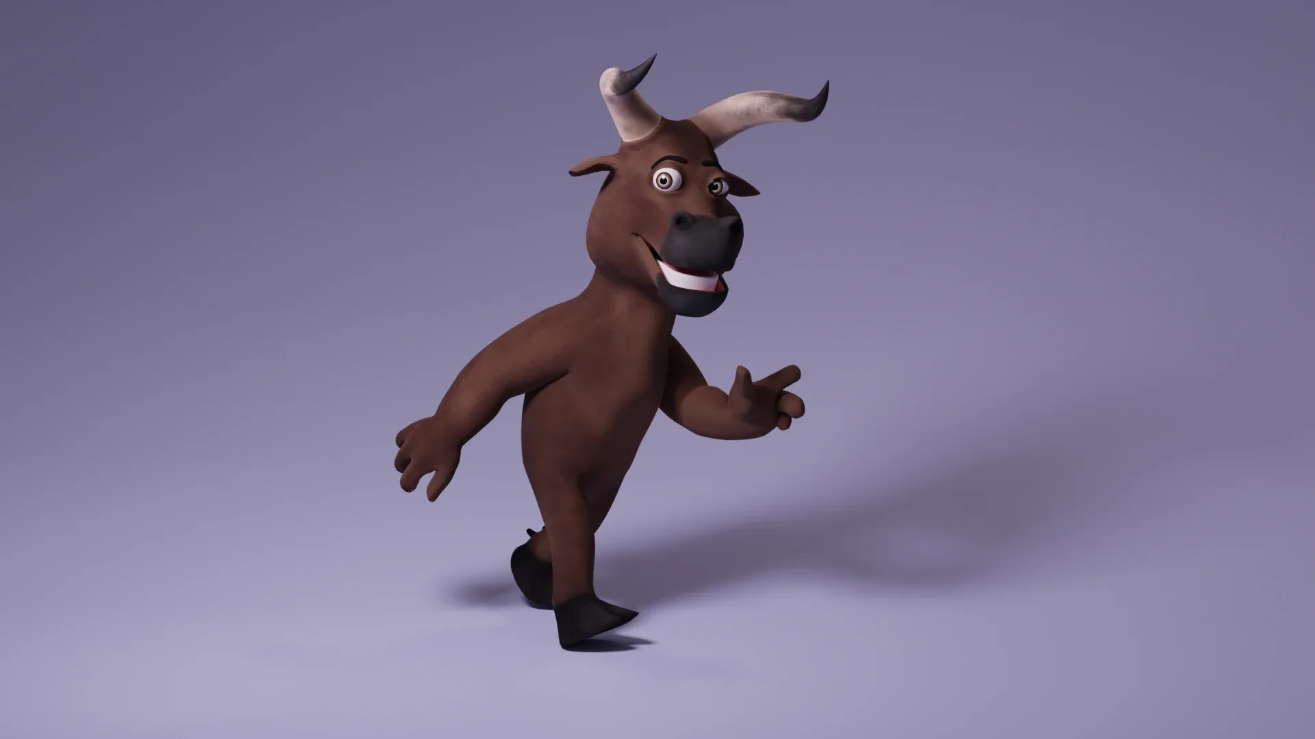 Toon Humanoid Bull