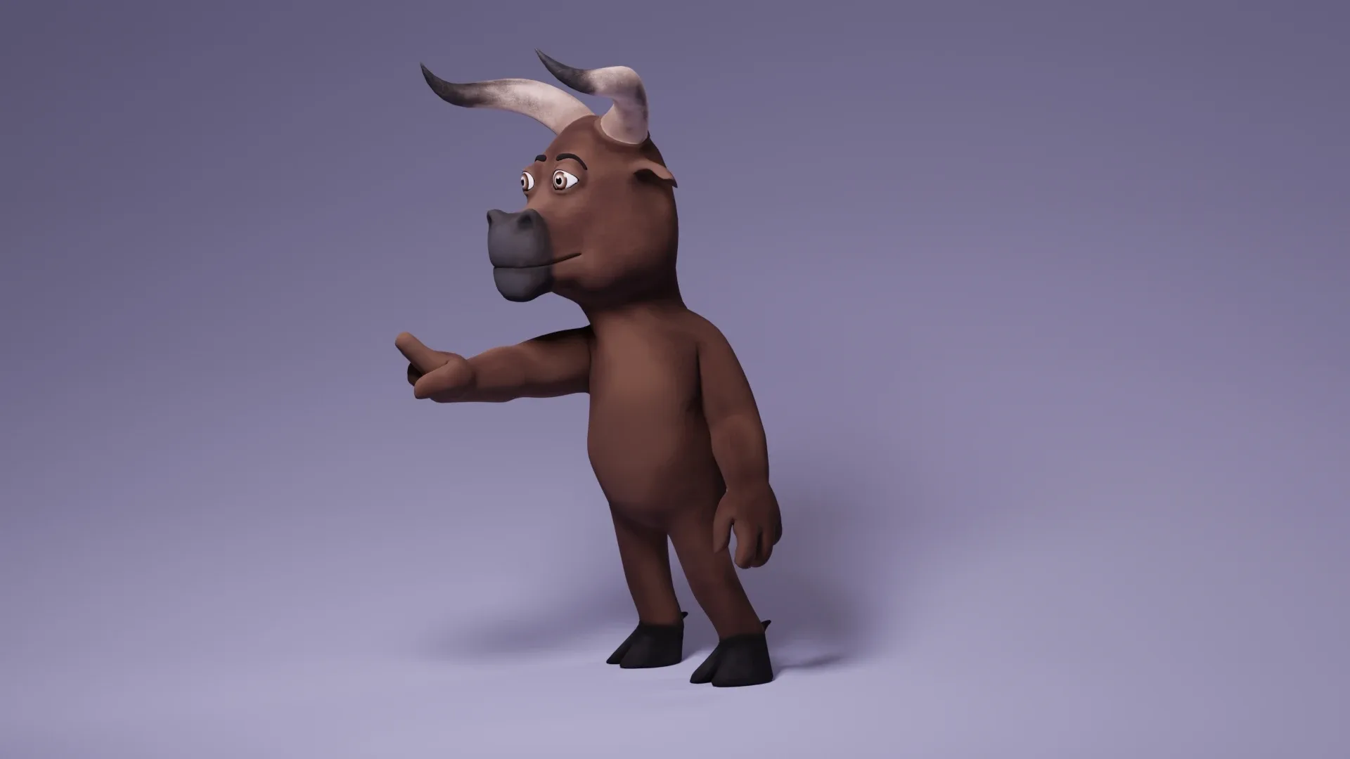 Toon Humanoid Bull