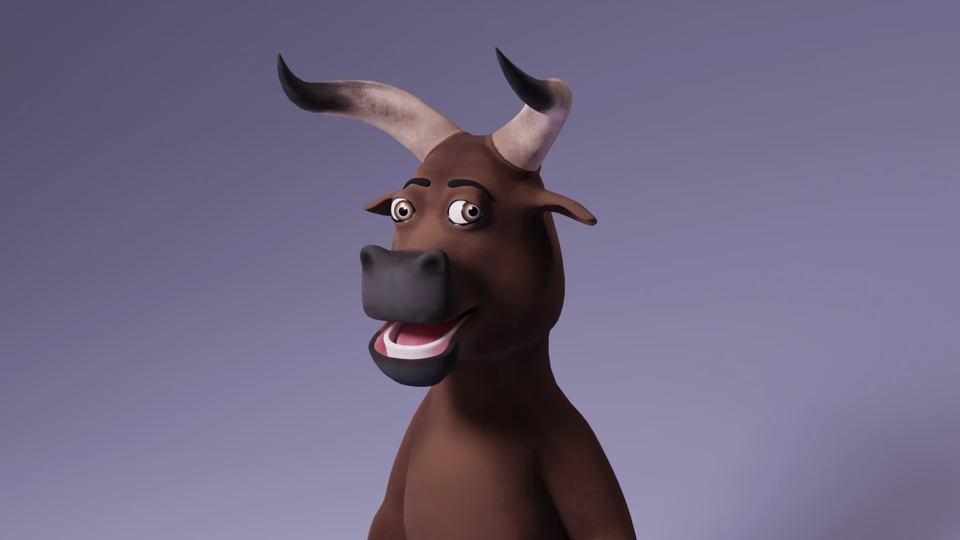 Toon Humanoid Bull