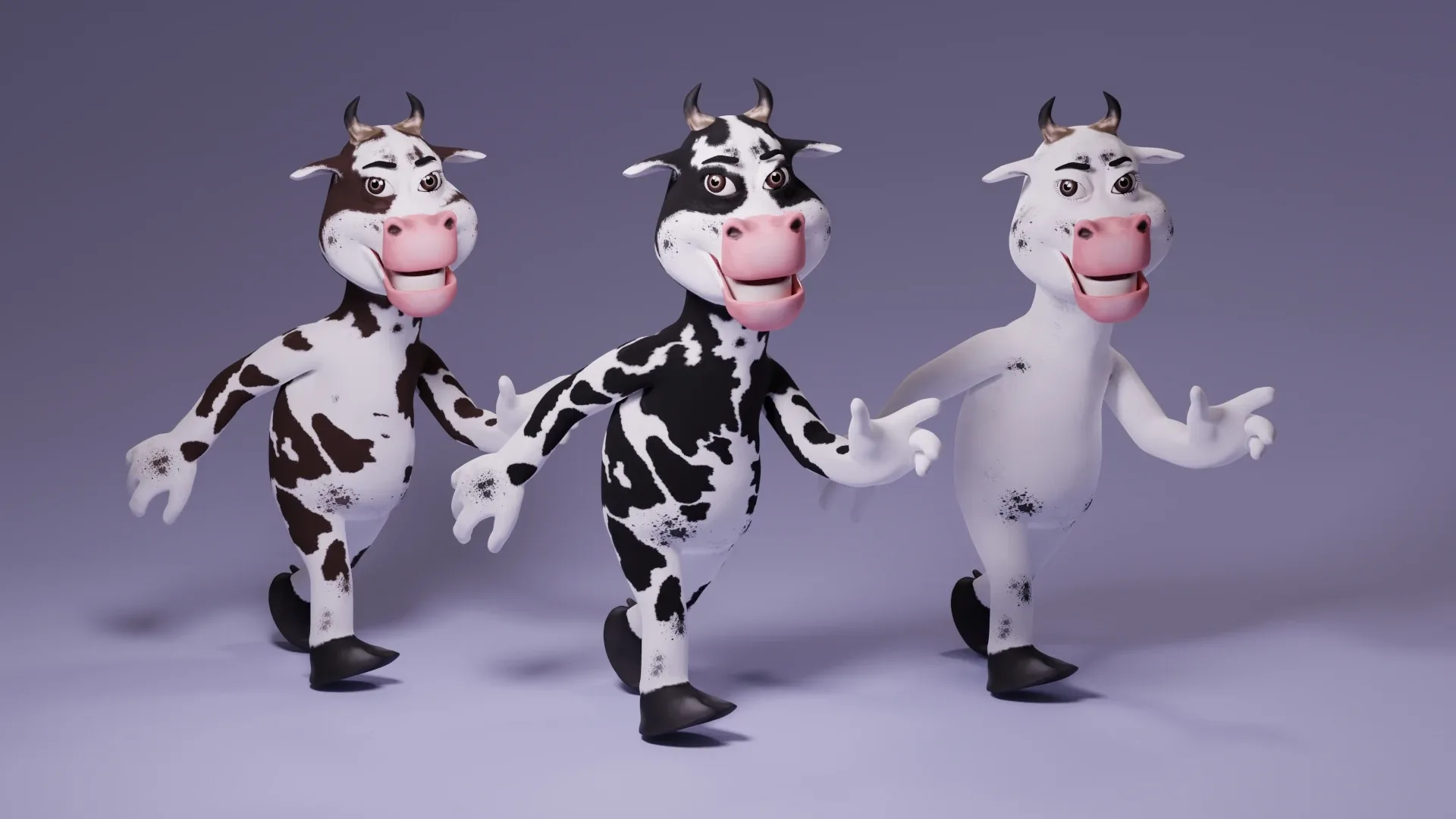 Toon Humanoid Cow