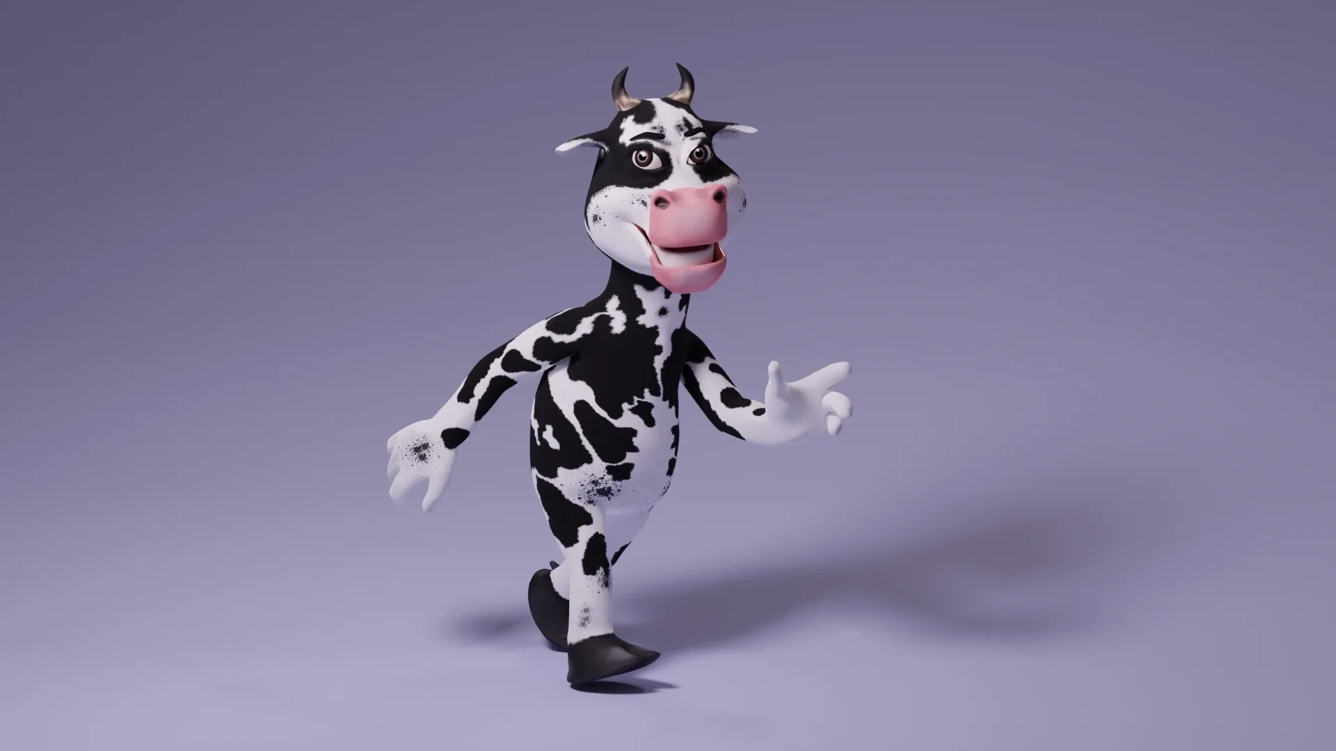 Toon Humanoid Cow