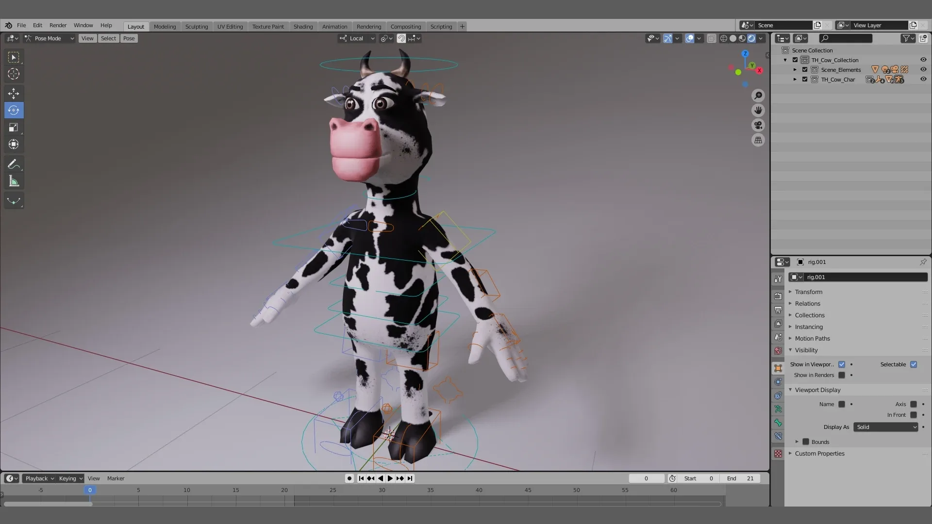 Toon Humanoid Cow