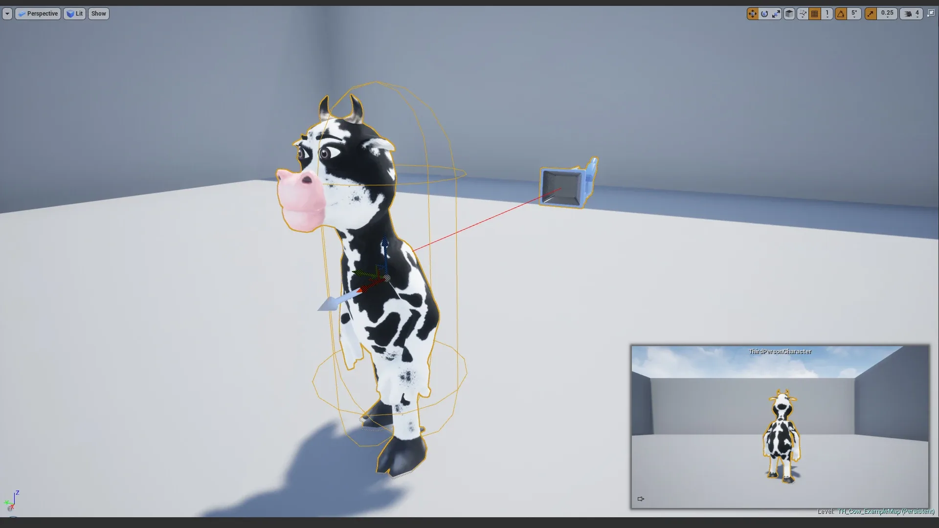 Toon Humanoid Cow