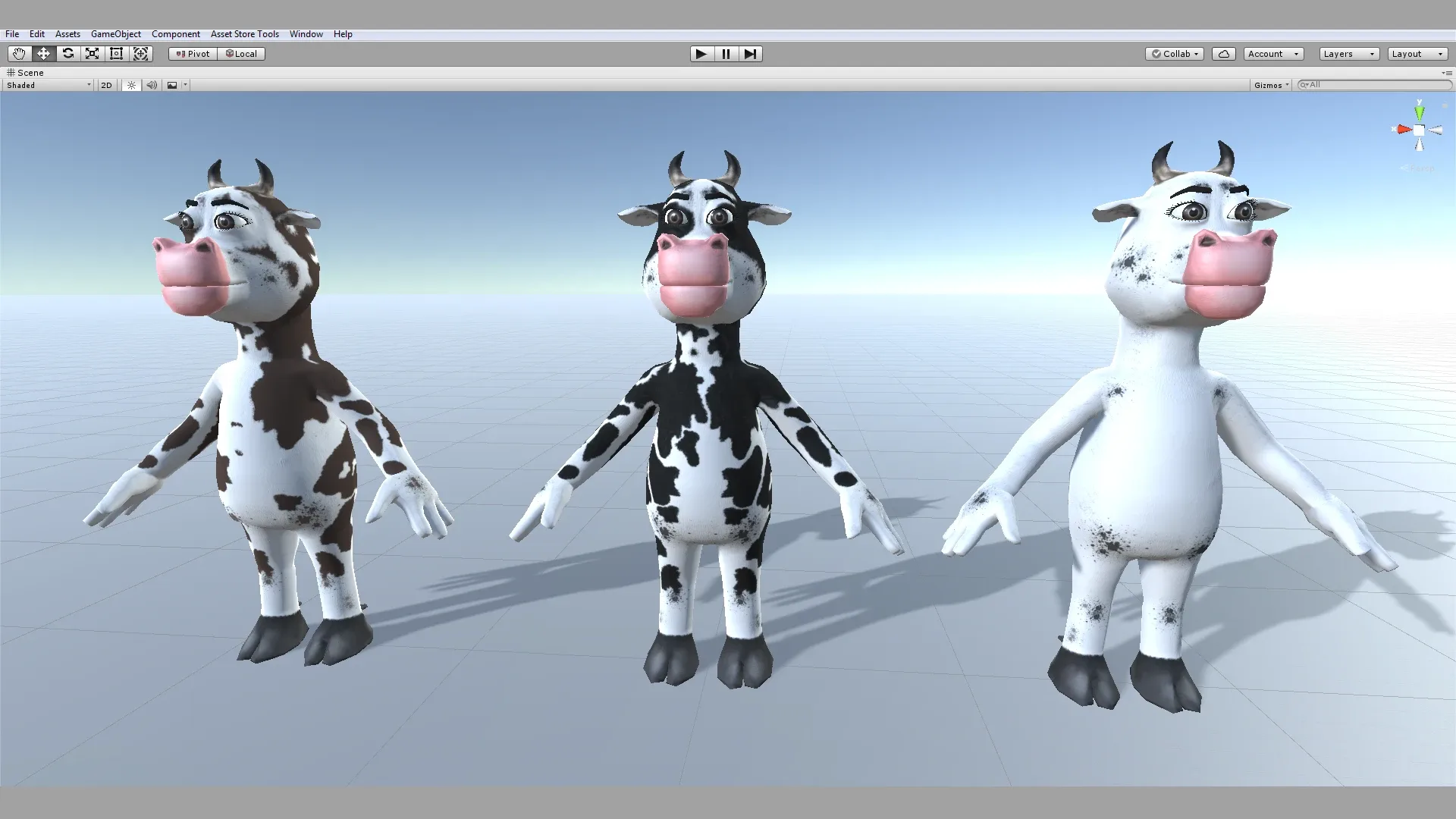 Toon Humanoid Cow