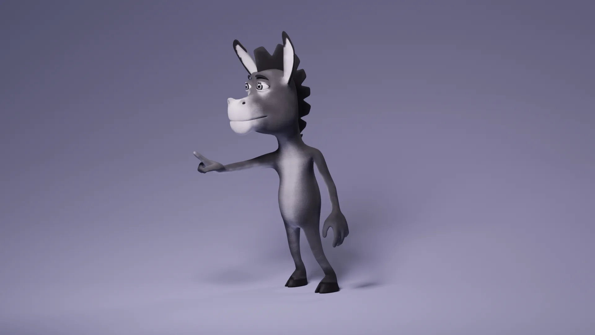 Toon Humanoid Donkey