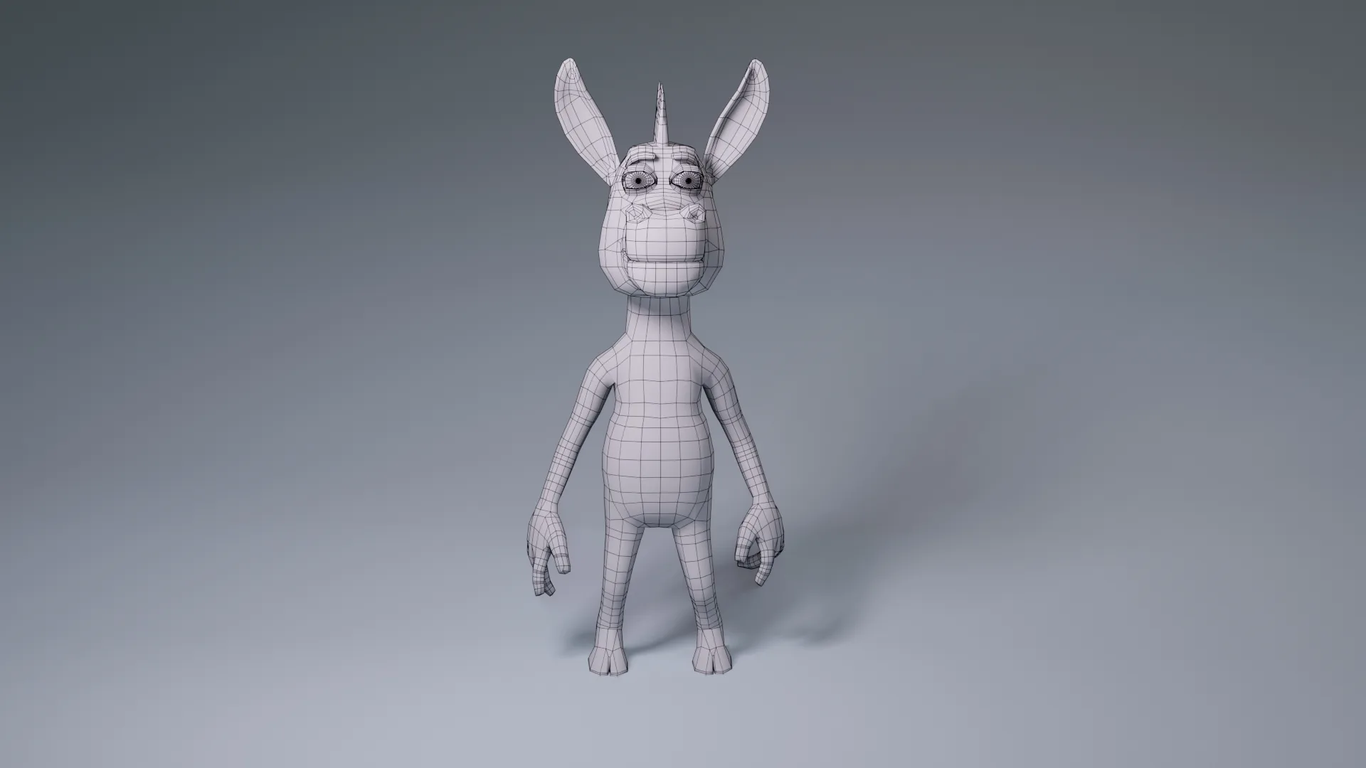 Toon Humanoid Donkey