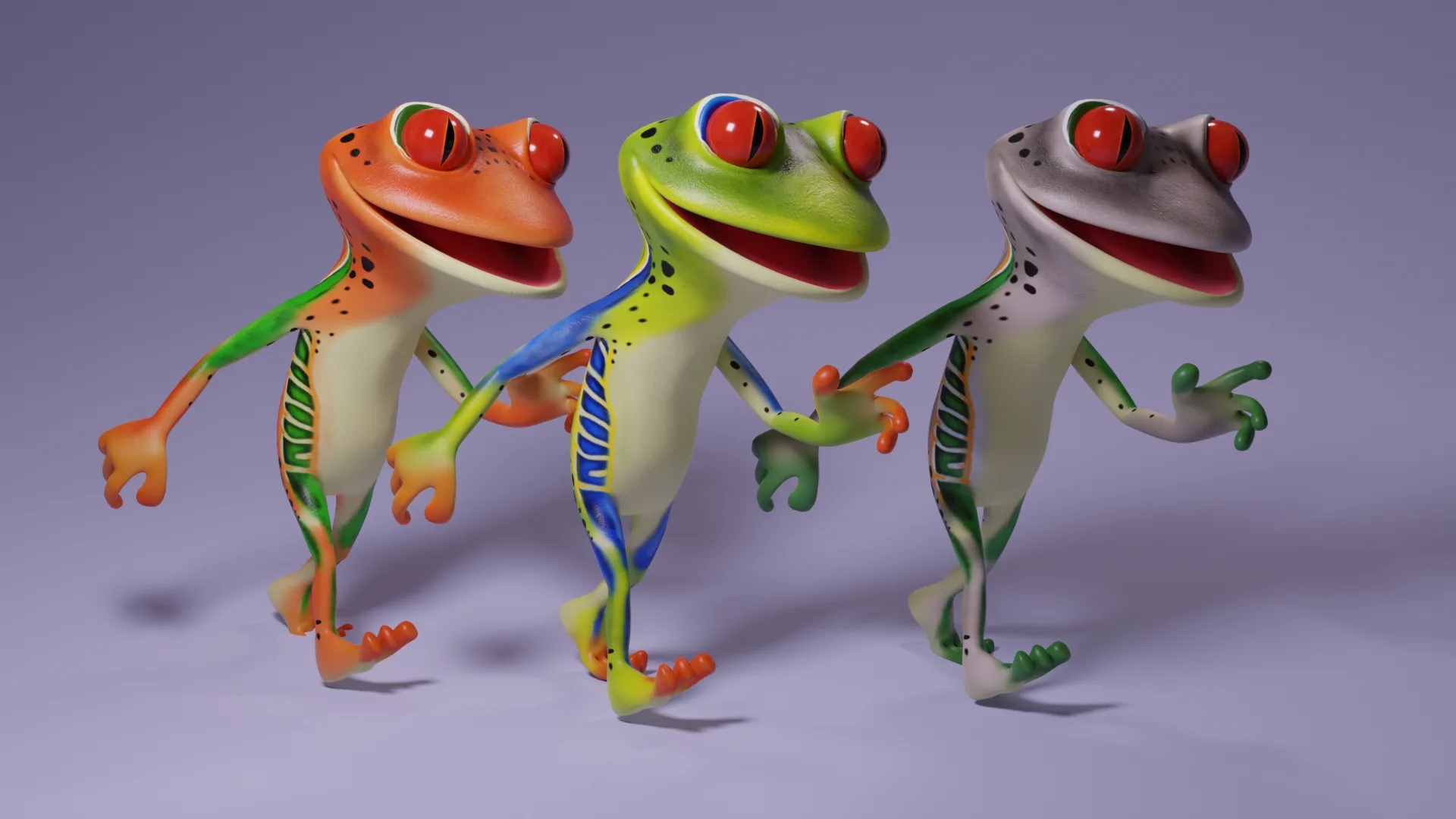 Toon Humanoid Frog