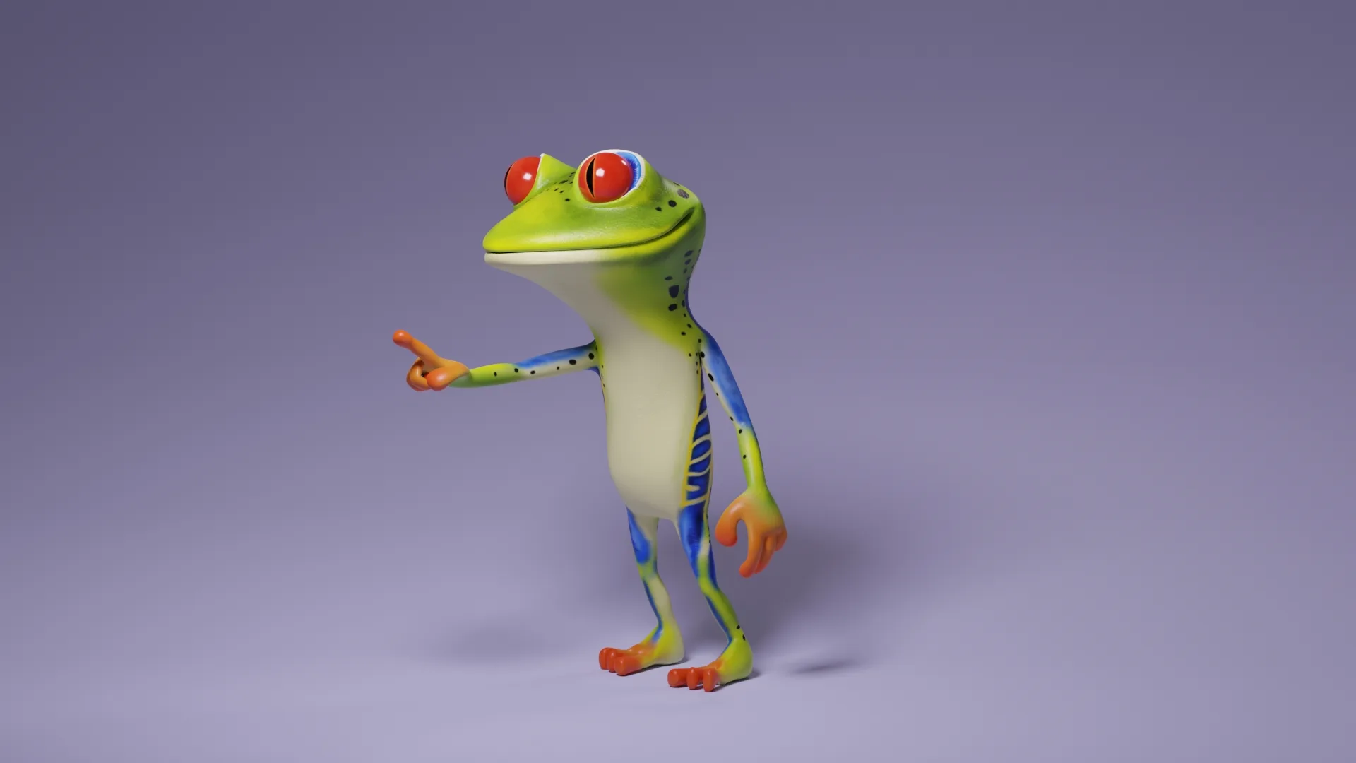 Toon Humanoid Frog