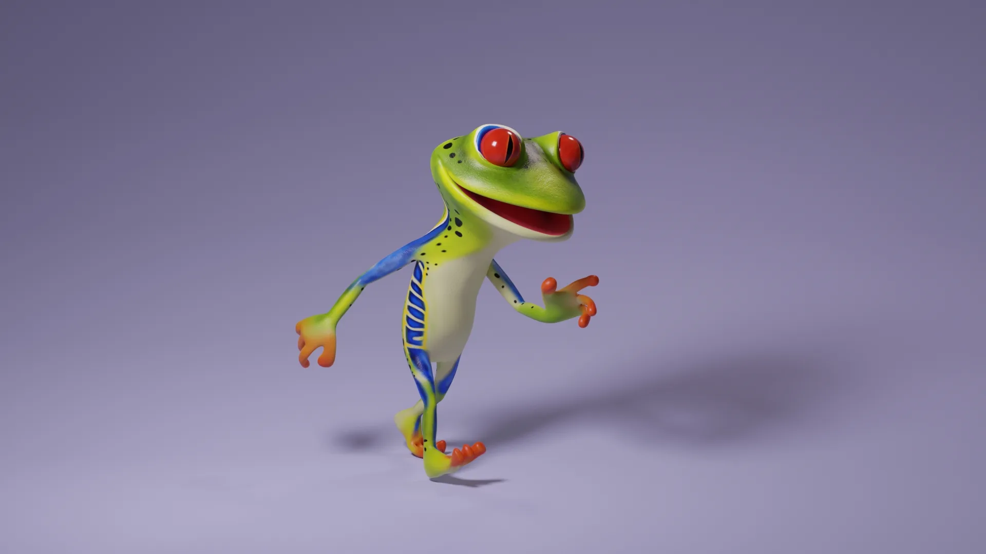 Toon Humanoid Frog