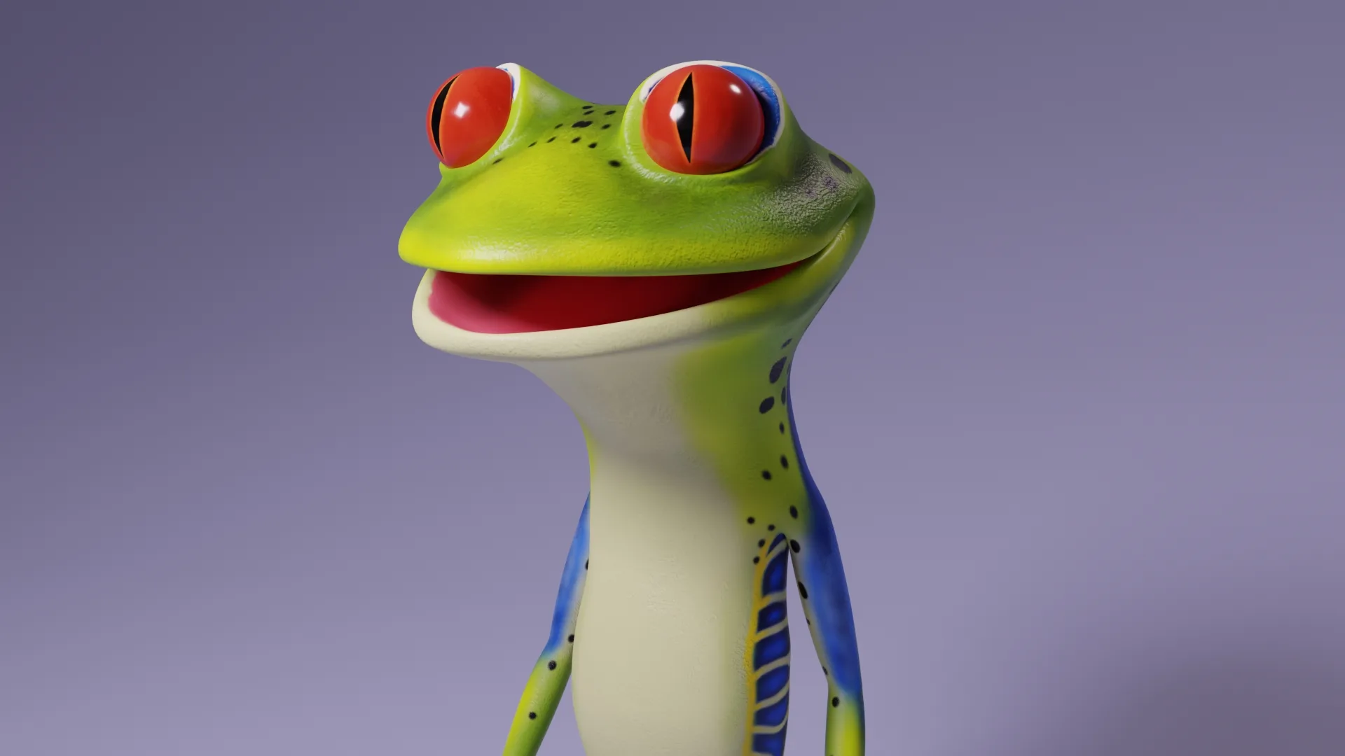 Toon Humanoid Frog