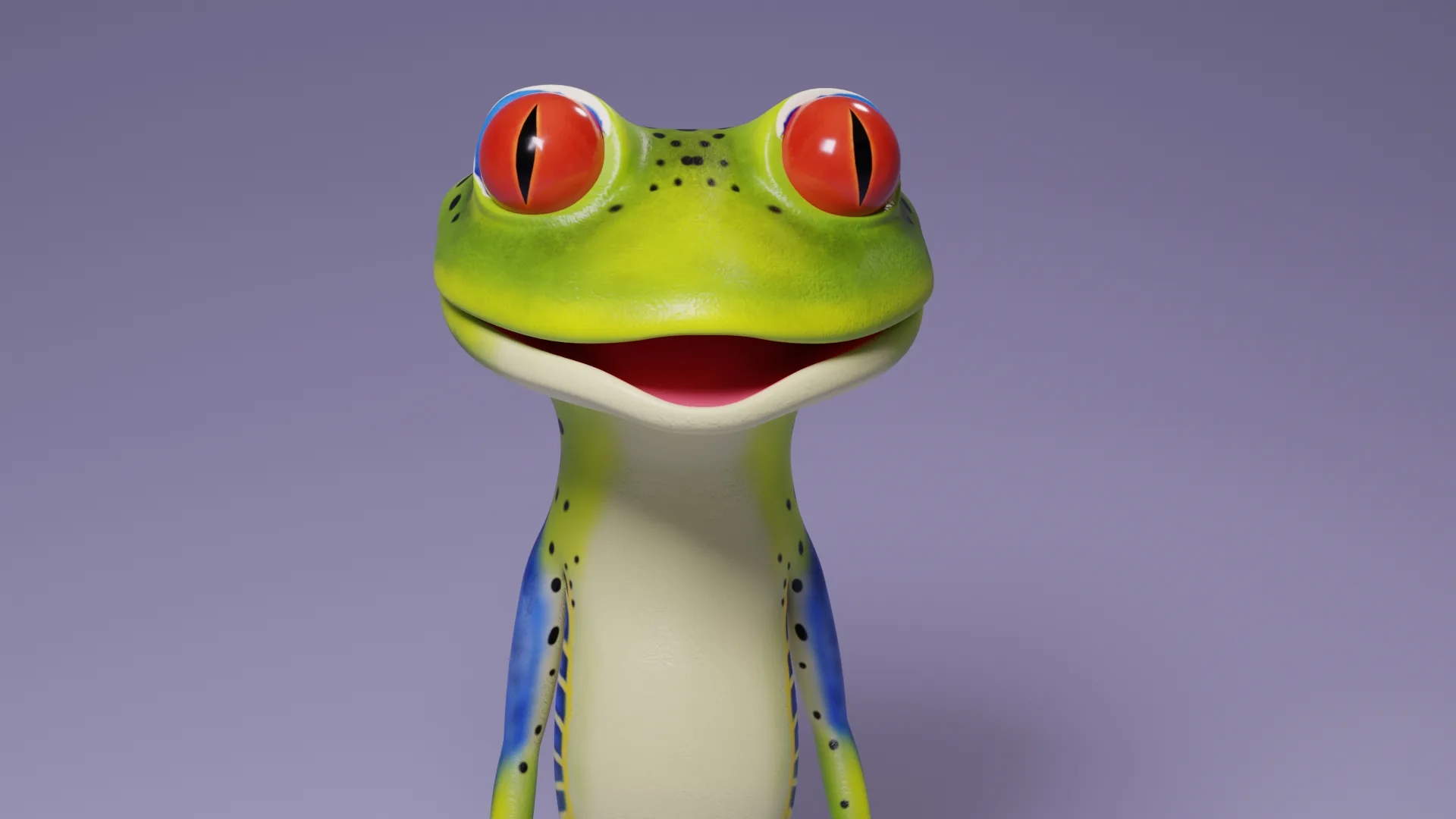 Toon Humanoid Frog