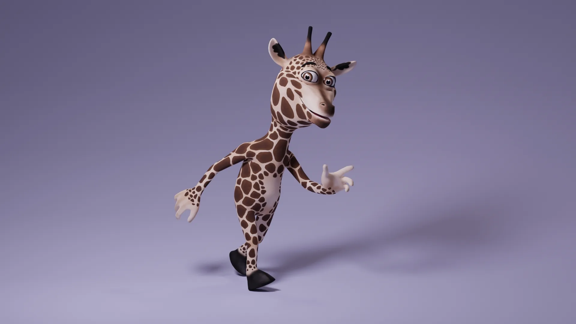 Toon Humanoid Giraffe