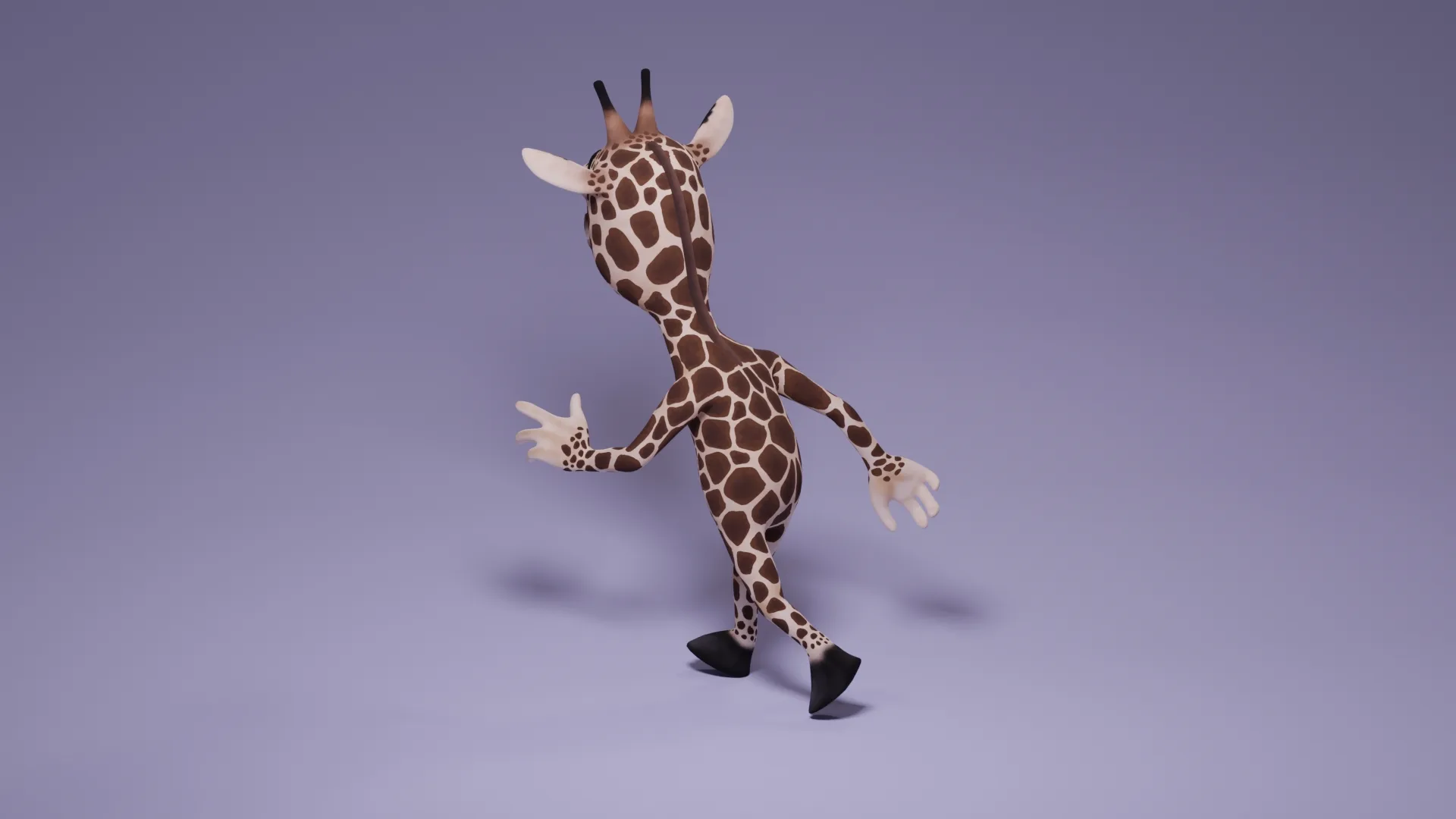 Toon Humanoid Giraffe