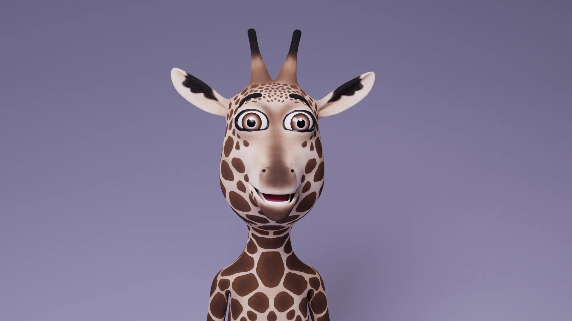 Toon Humanoid Giraffe