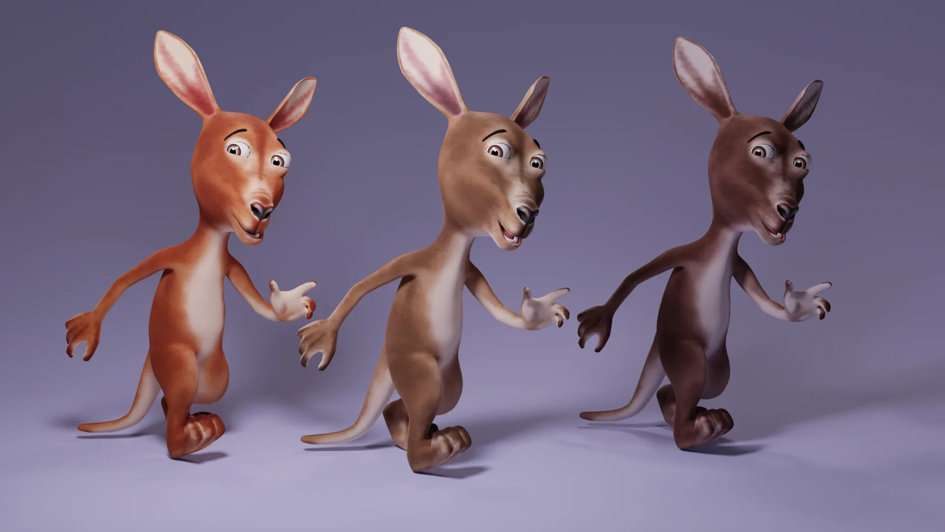 Toon Humanoid Kangaroo