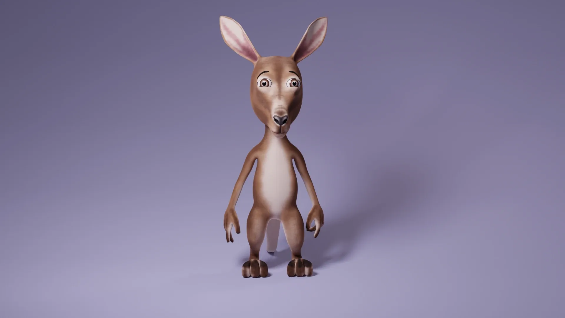 Toon Humanoid Kangaroo