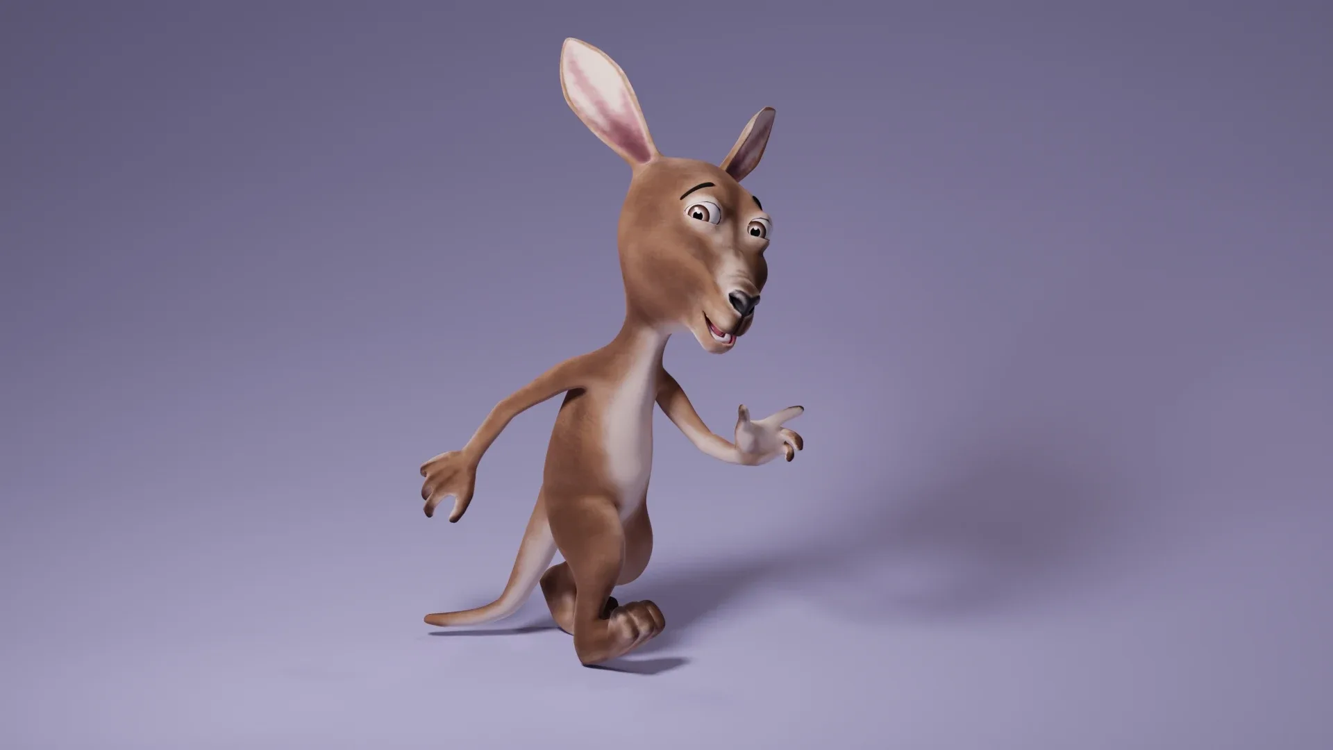 Toon Humanoid Kangaroo