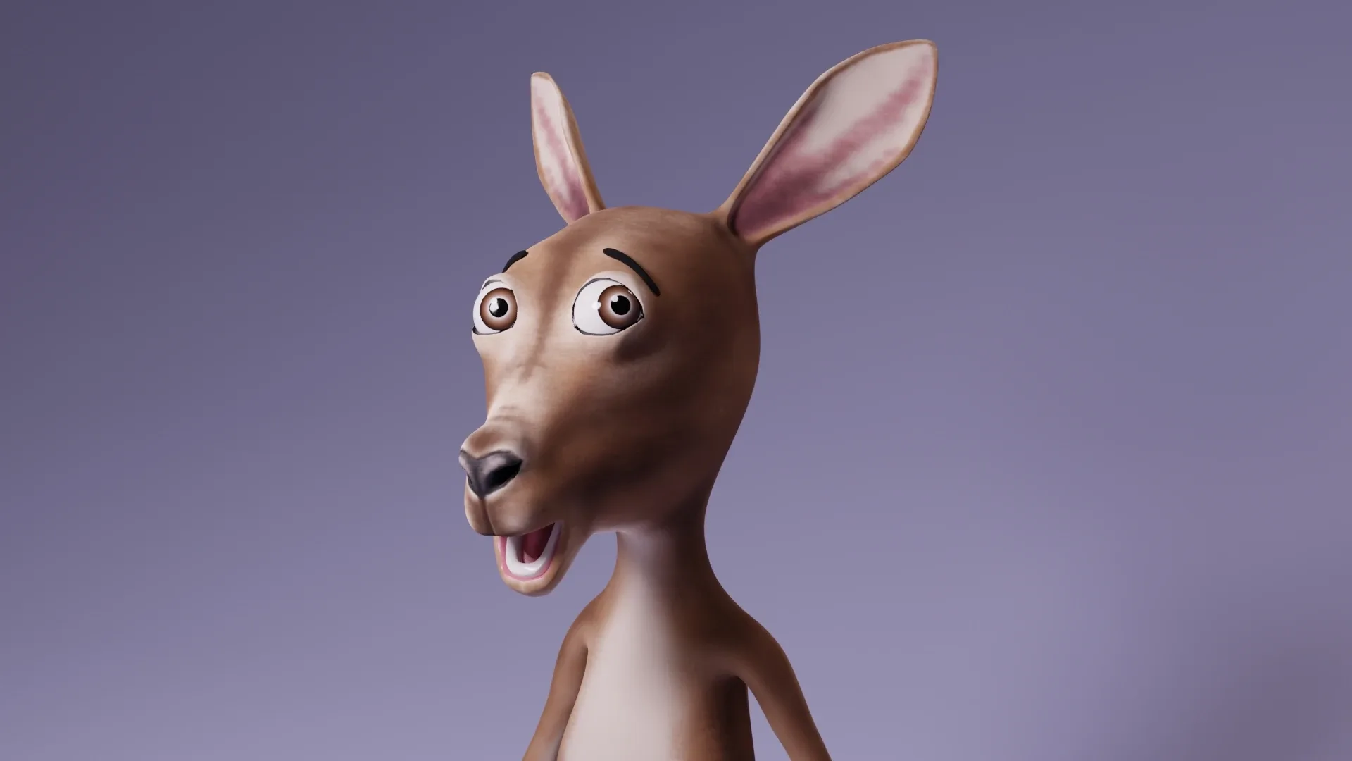 Toon Humanoid Kangaroo