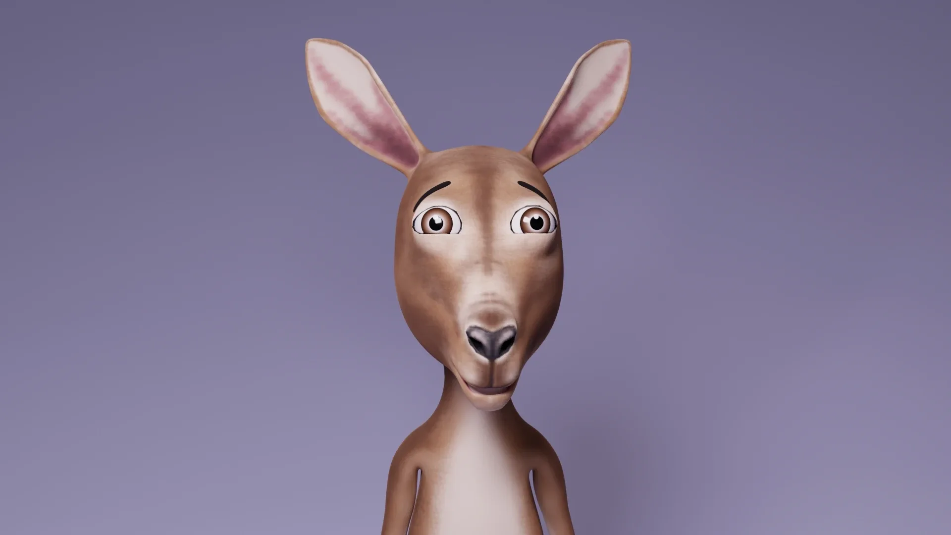 Toon Humanoid Kangaroo