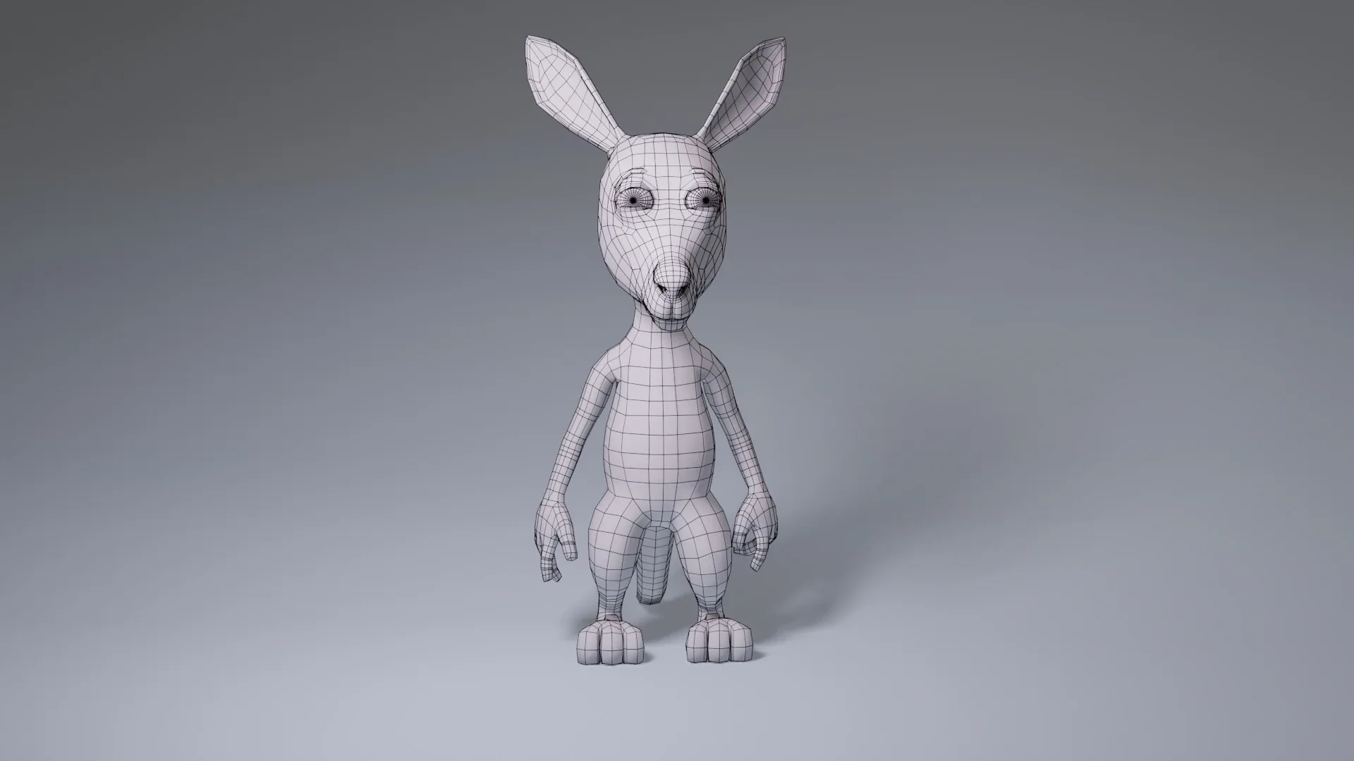 Toon Humanoid Kangaroo