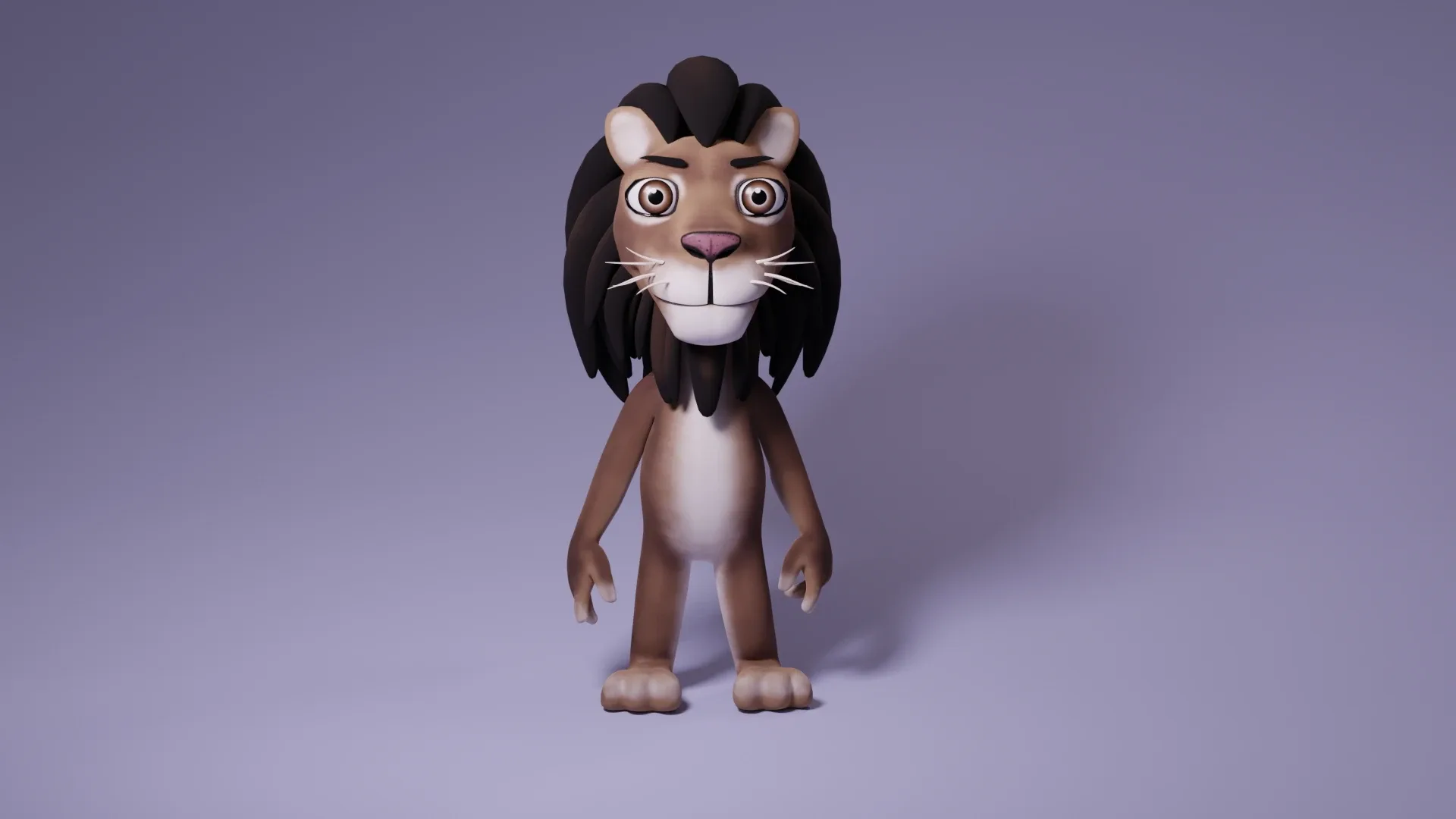 Toon Humanoid Lion