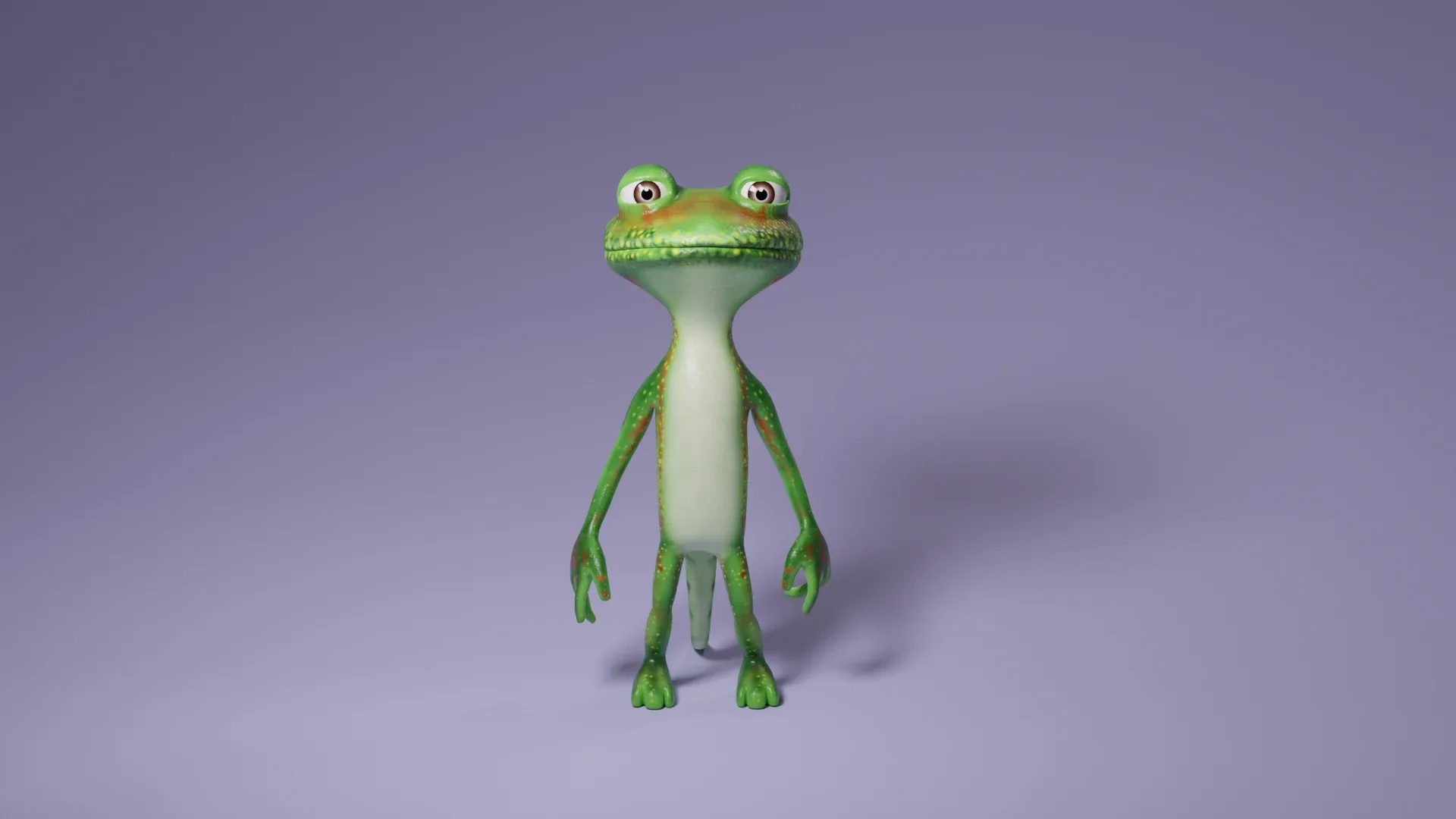 Toon Humanoid Lizard