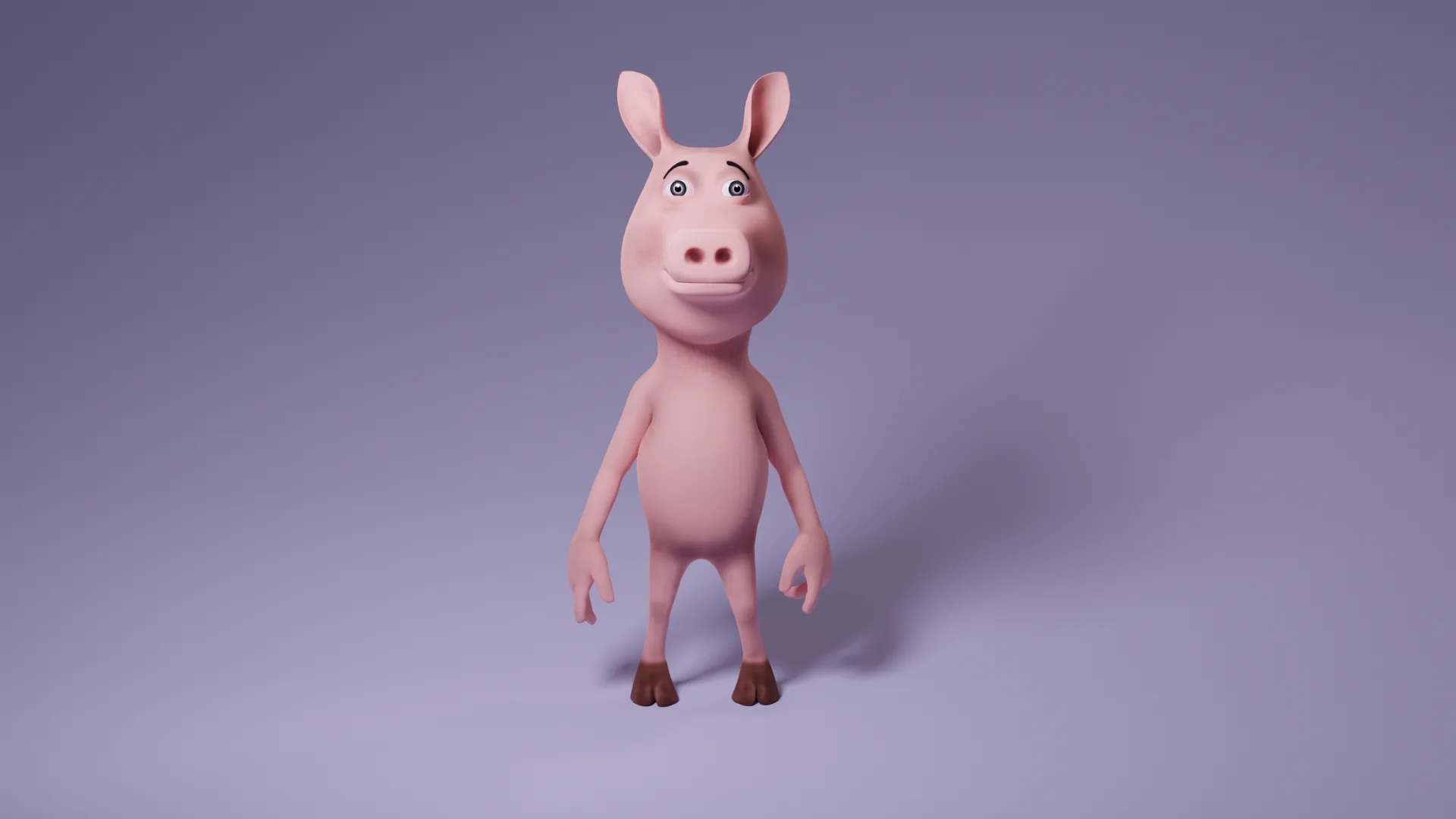 Toon Humanoid Pig