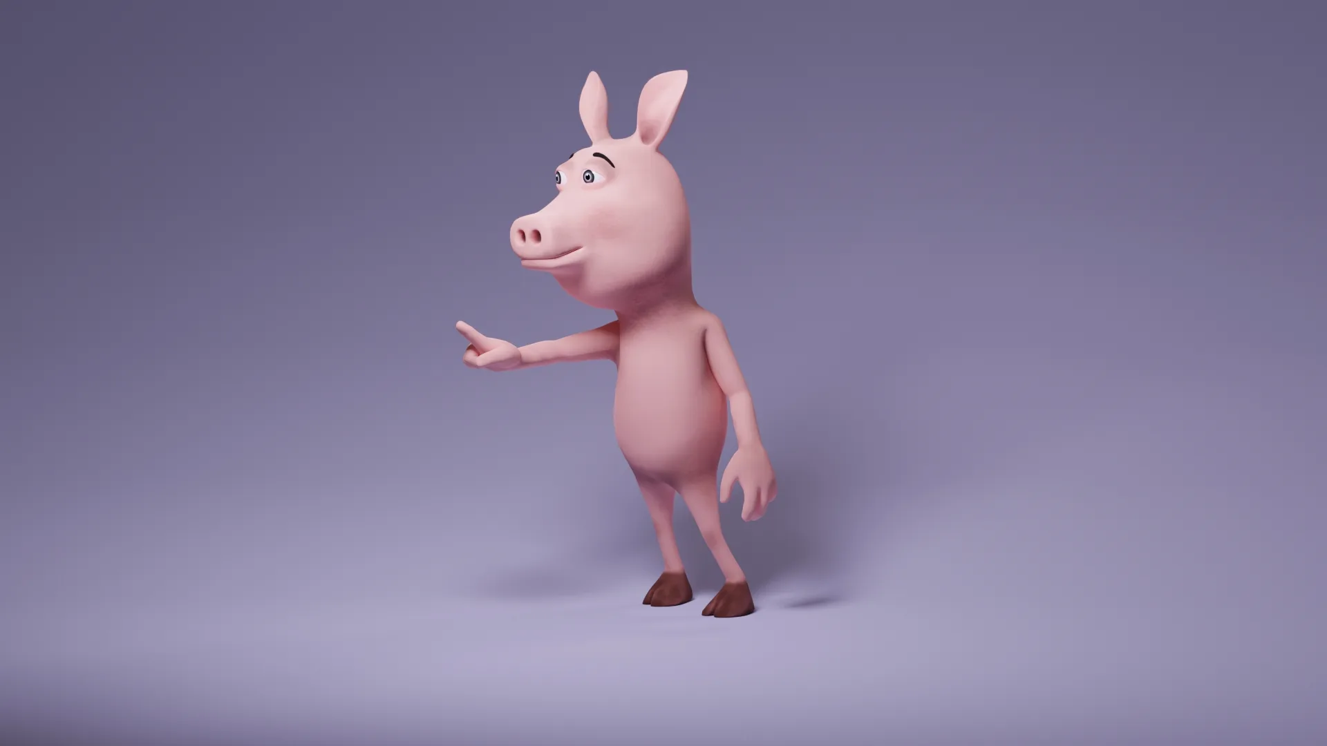 Toon Humanoid Pig