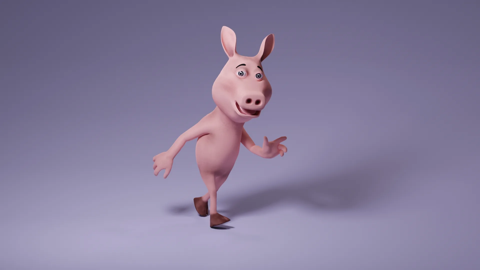 Toon Humanoid Pig