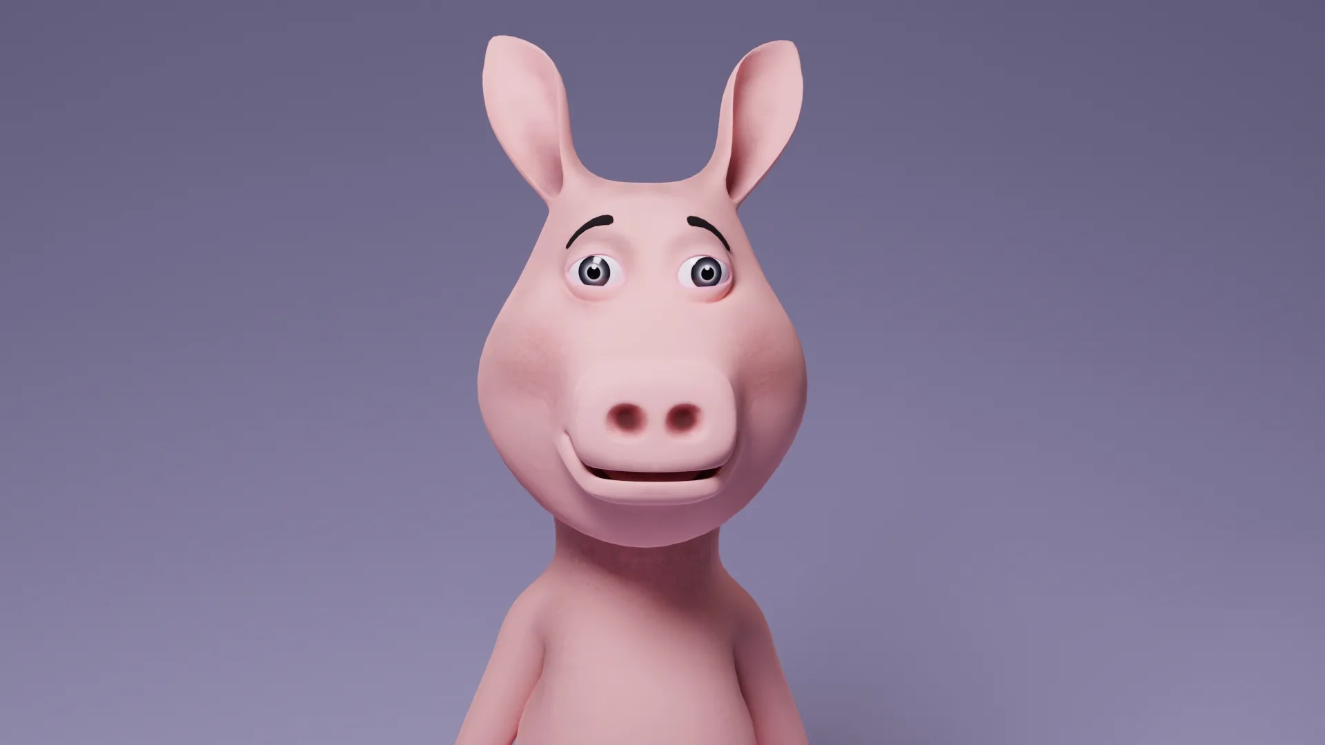 Toon Humanoid Pig