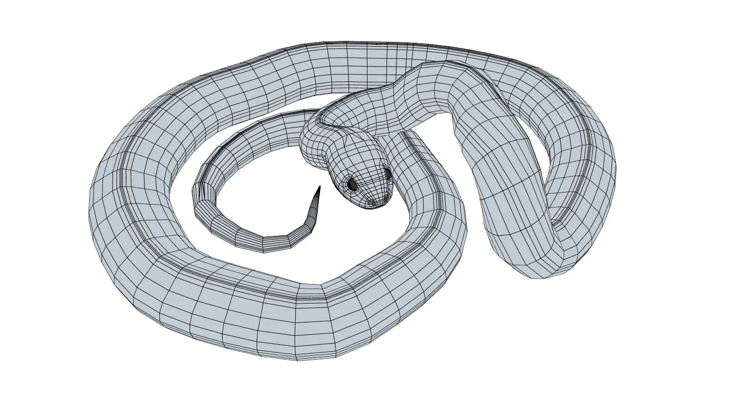 Red Bellied Black Snake - Animated