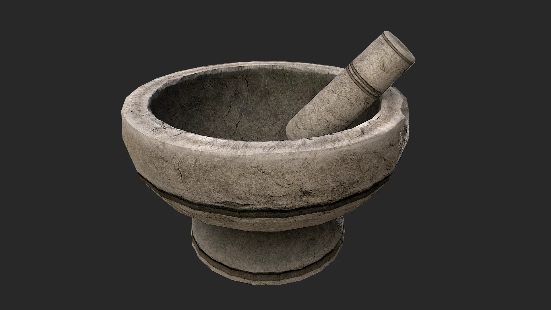 Mortar and pestle Medieval set