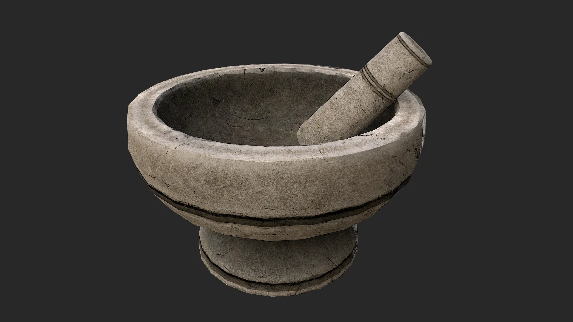 Mortar and pestle Medieval set