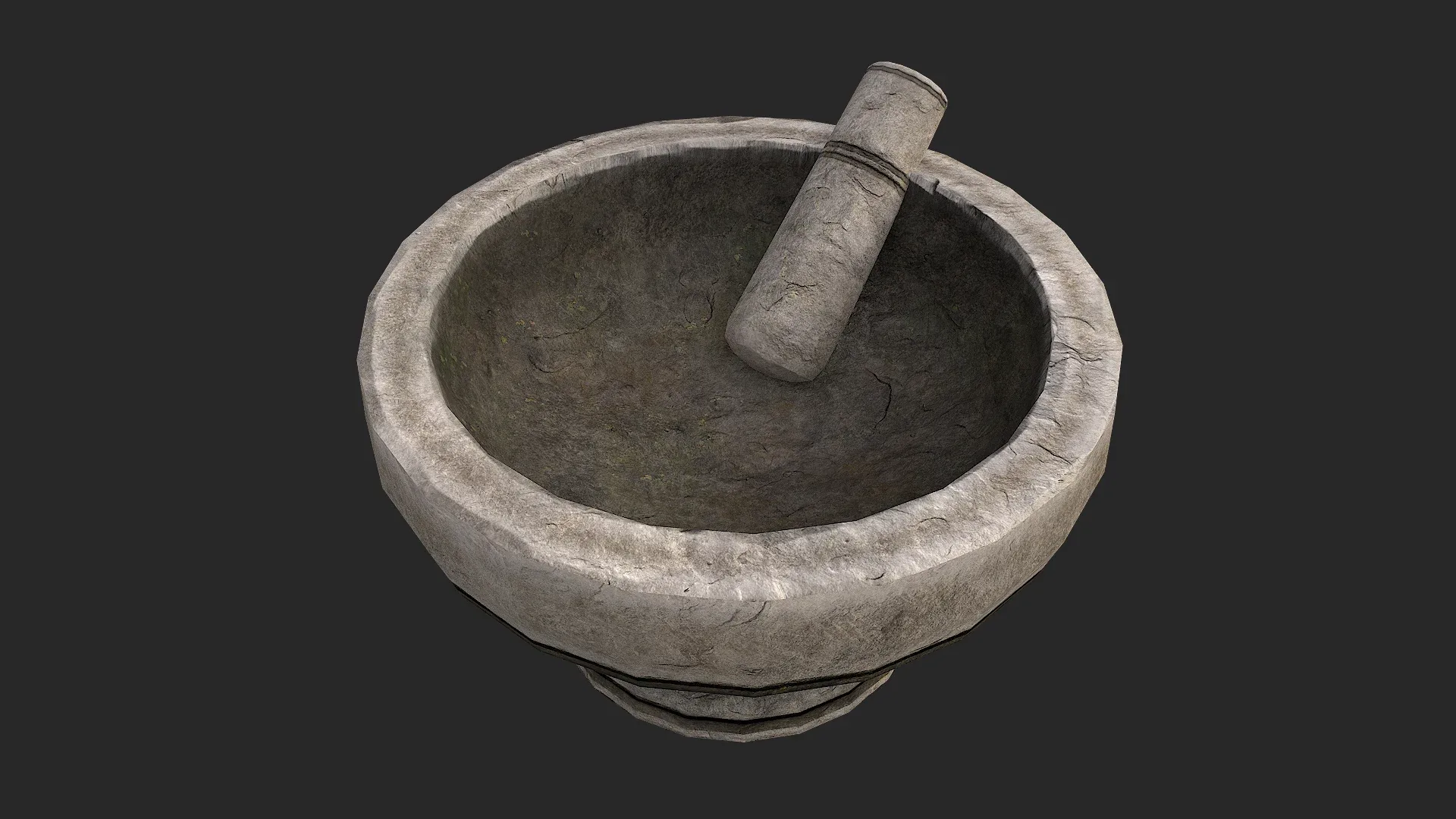 Mortar and pestle Medieval set