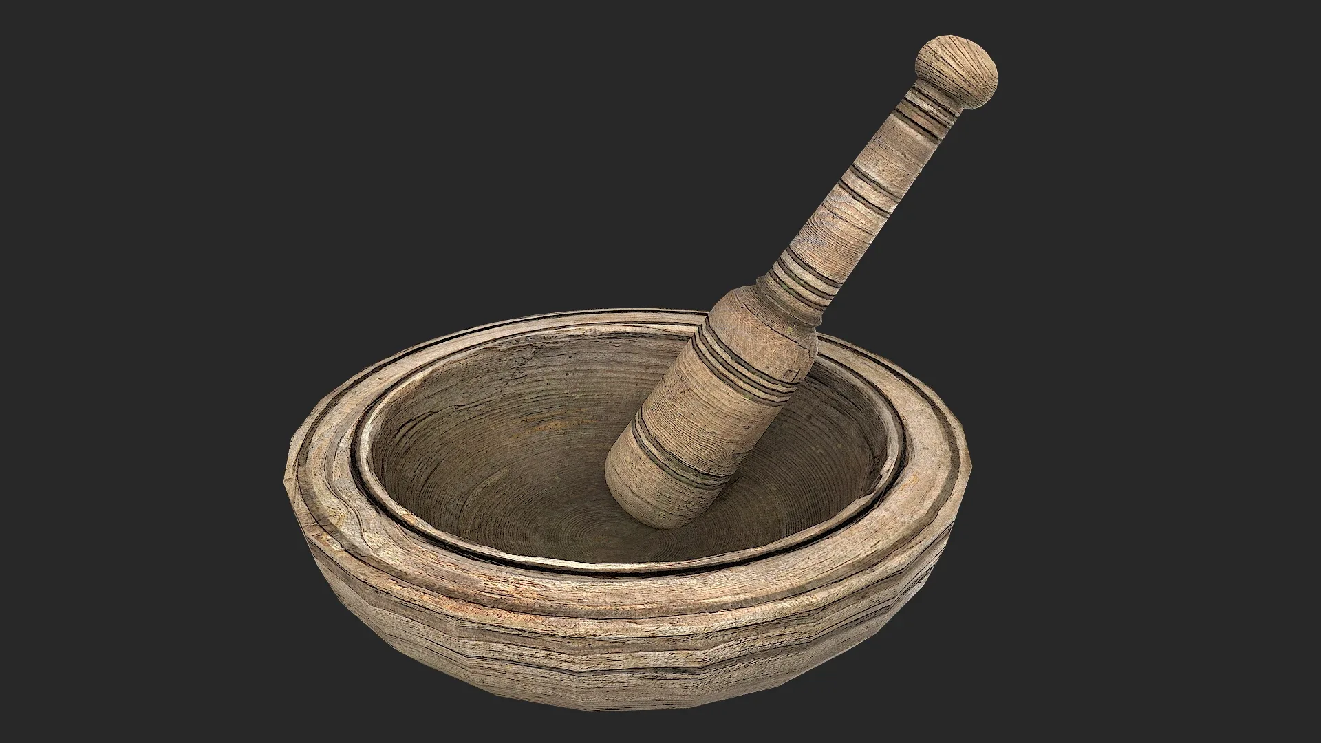 Mortar and pestle Medieval set