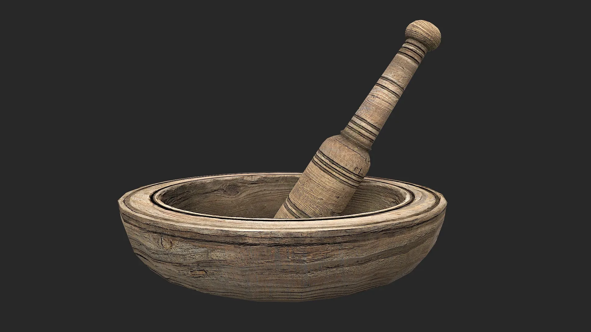 Mortar and pestle Medieval set