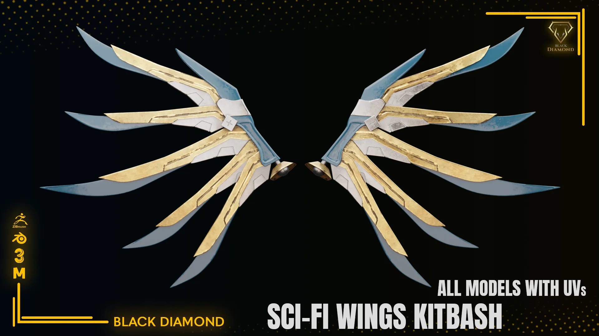 10 SCI-FI WINGS KITBASH