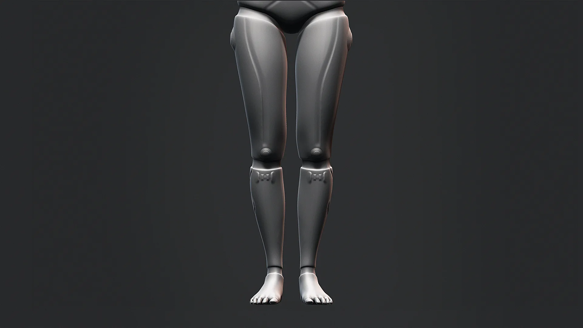 Female Robot Base Mesh