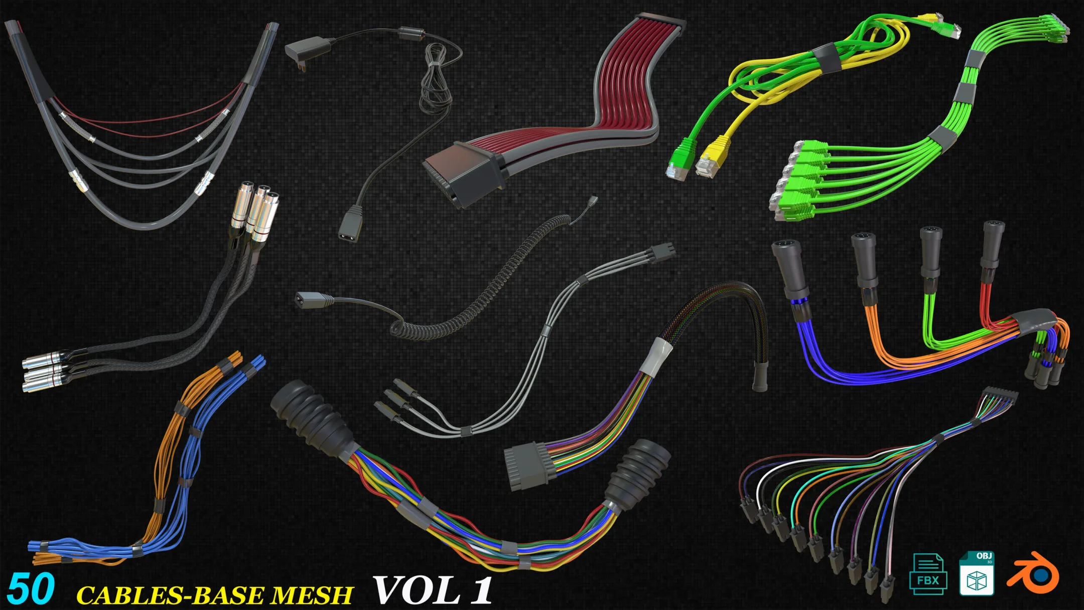 50 Cables_Base Mesh_vol1