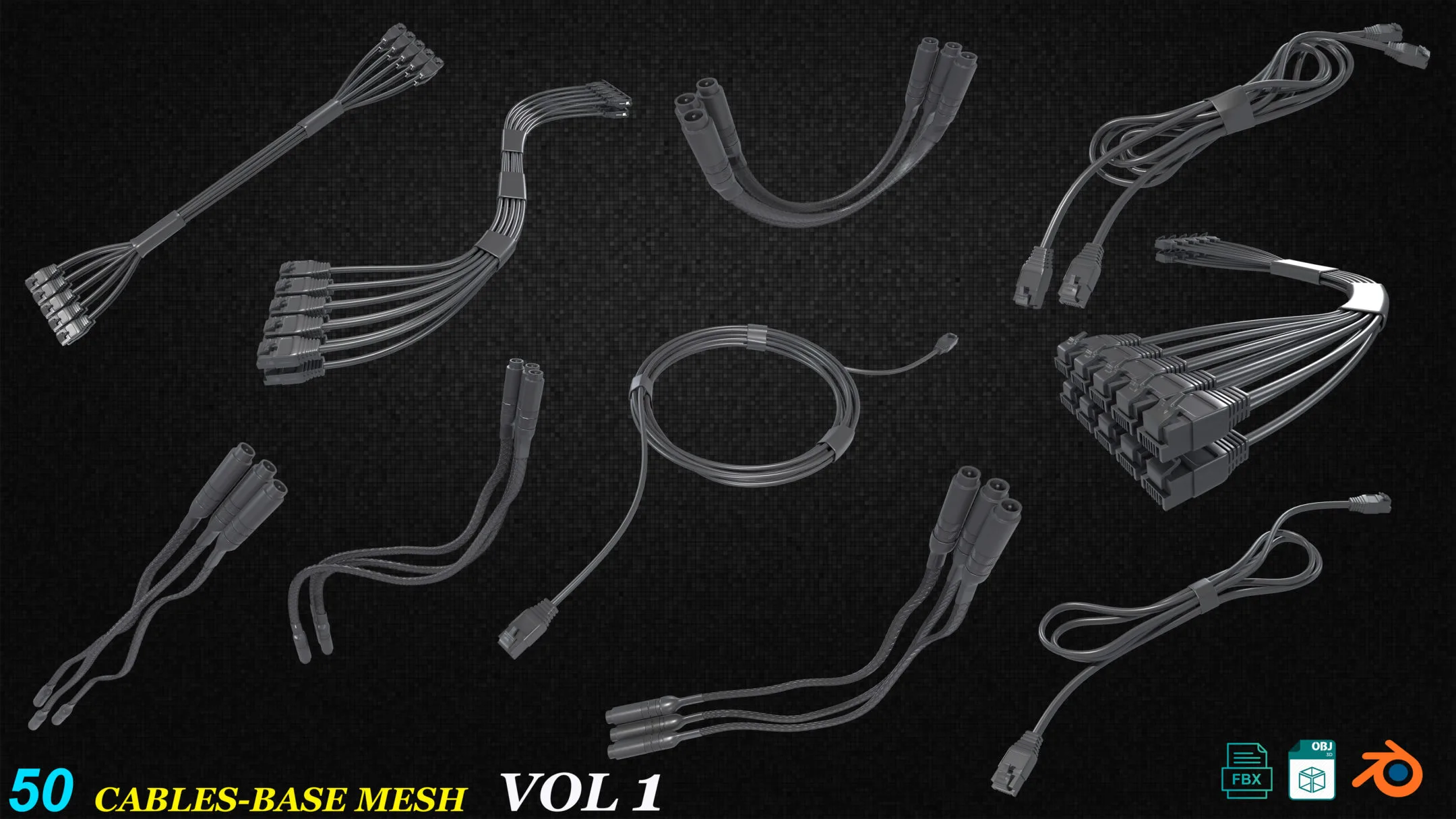 50 Cables_Base Mesh_vol1