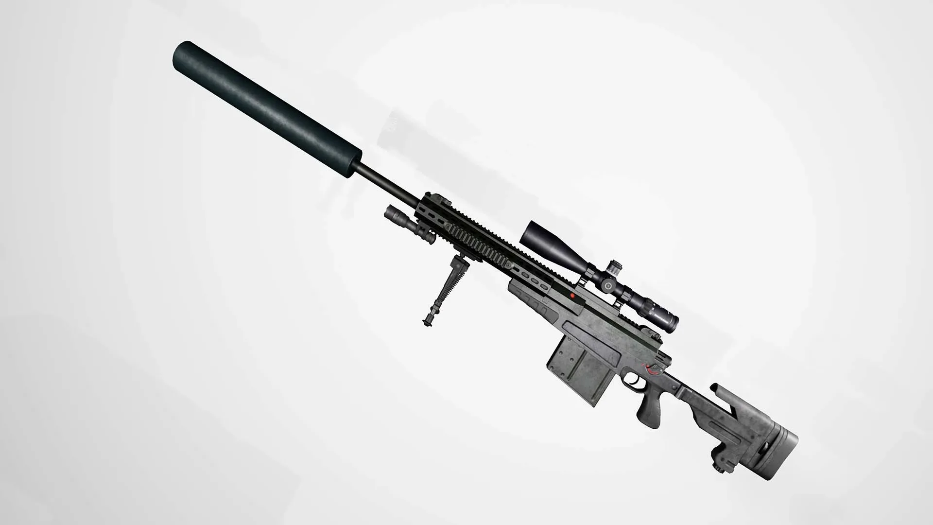 Sniper Rifle AX50 modulare Gun Weapon model