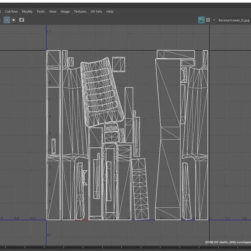 Sniper Rifle AX50 modulare Gun Weapon model