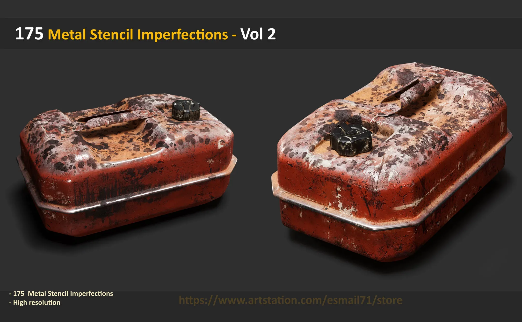 175 Metal Stencil Imperfections - Vol 2