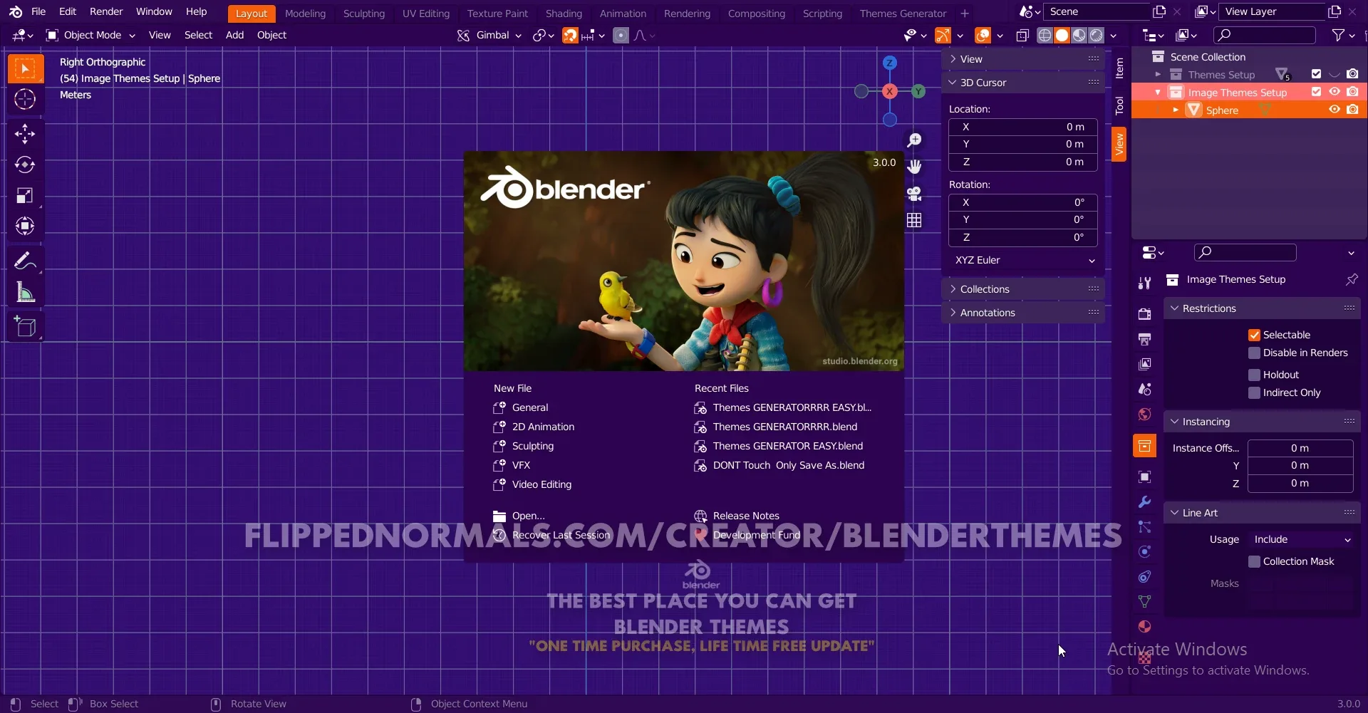 Blender Themes 0007