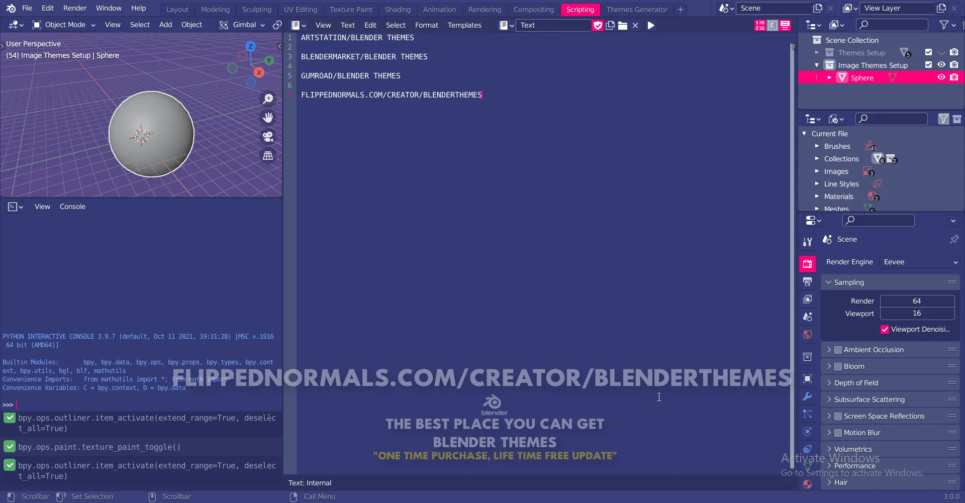 Blender Themes 0017