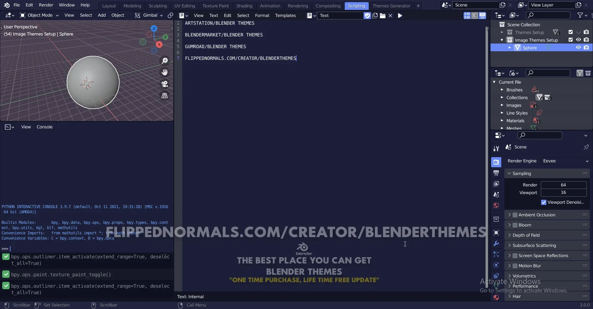 Blender Themes 0019