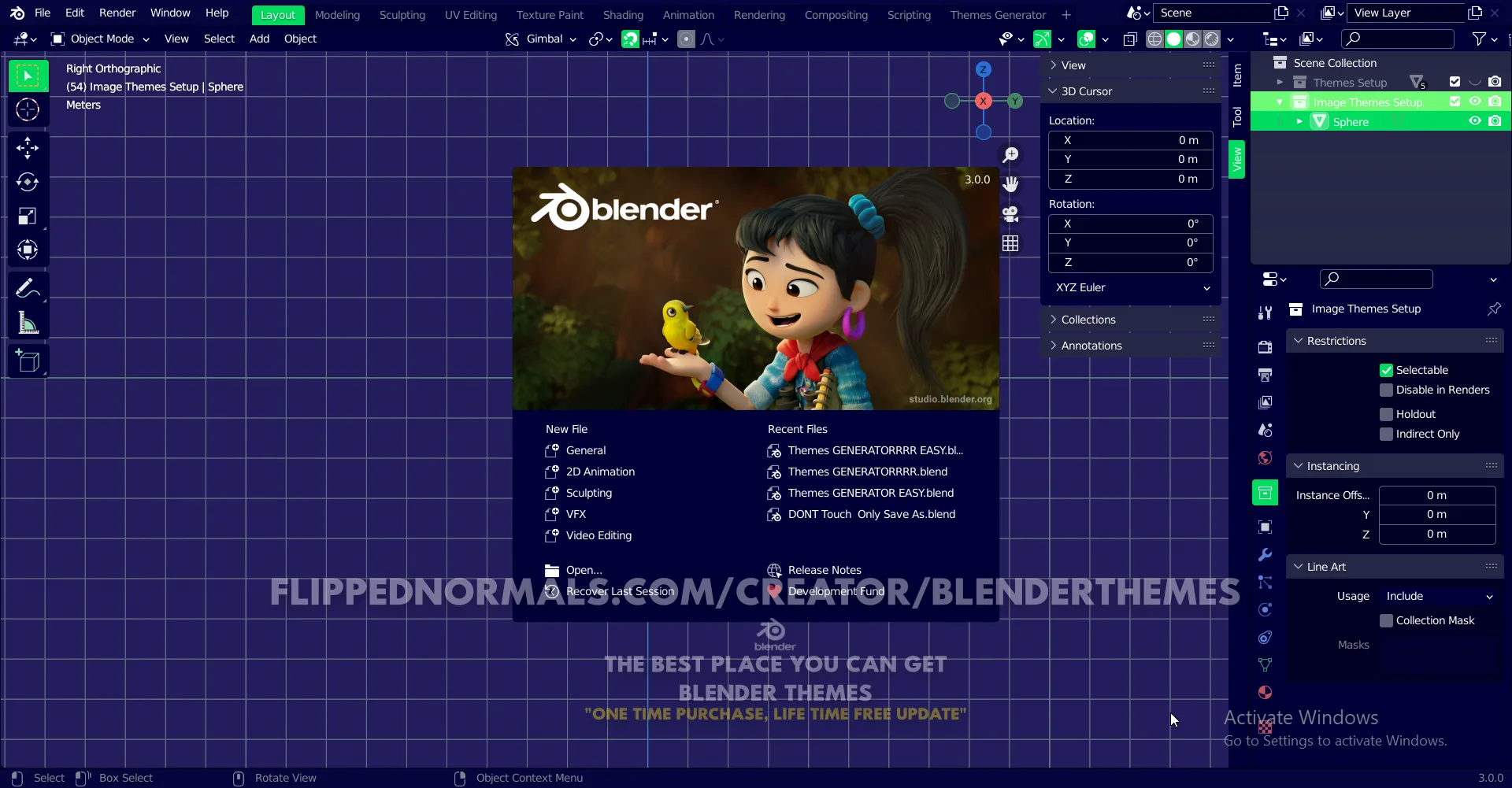 Blender Themes 0035