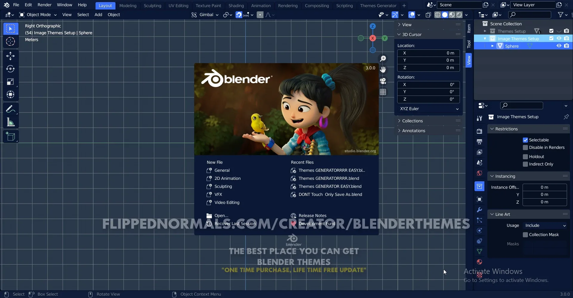 Blender Themes 0037